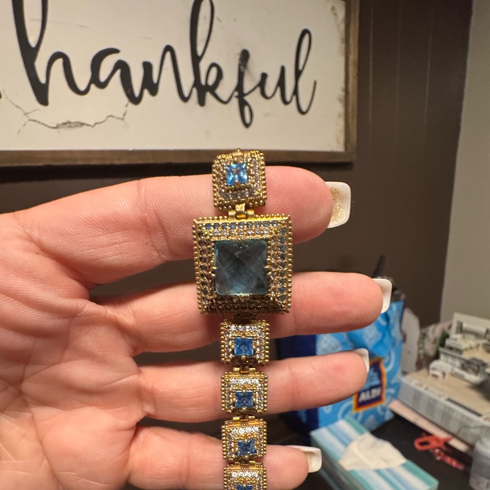 aquamarine zircon bracelet ottoman style